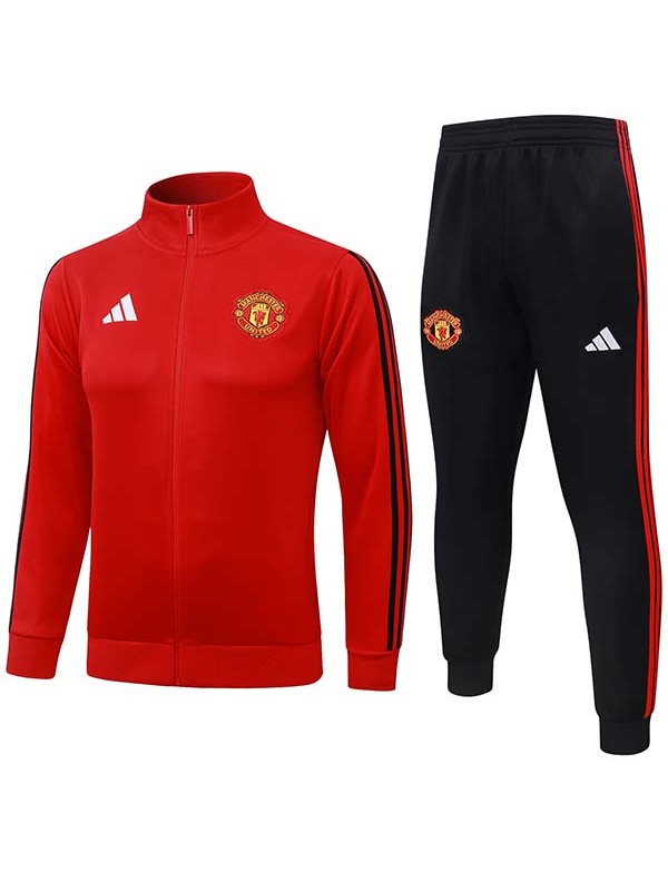 Manchester United jacket mens red balck training tracksuit 2026-2027